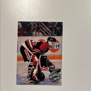 Hockey Prospect Trading Card of rookie dominik hasek hall of famer mint co